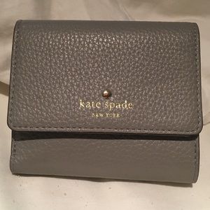 PERFECT CONDITION‎ Kate Spade Grey Mini Wallet